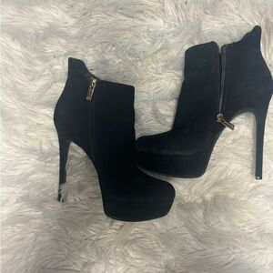 Jessica Simpson Black Stiletto Ankle Boots